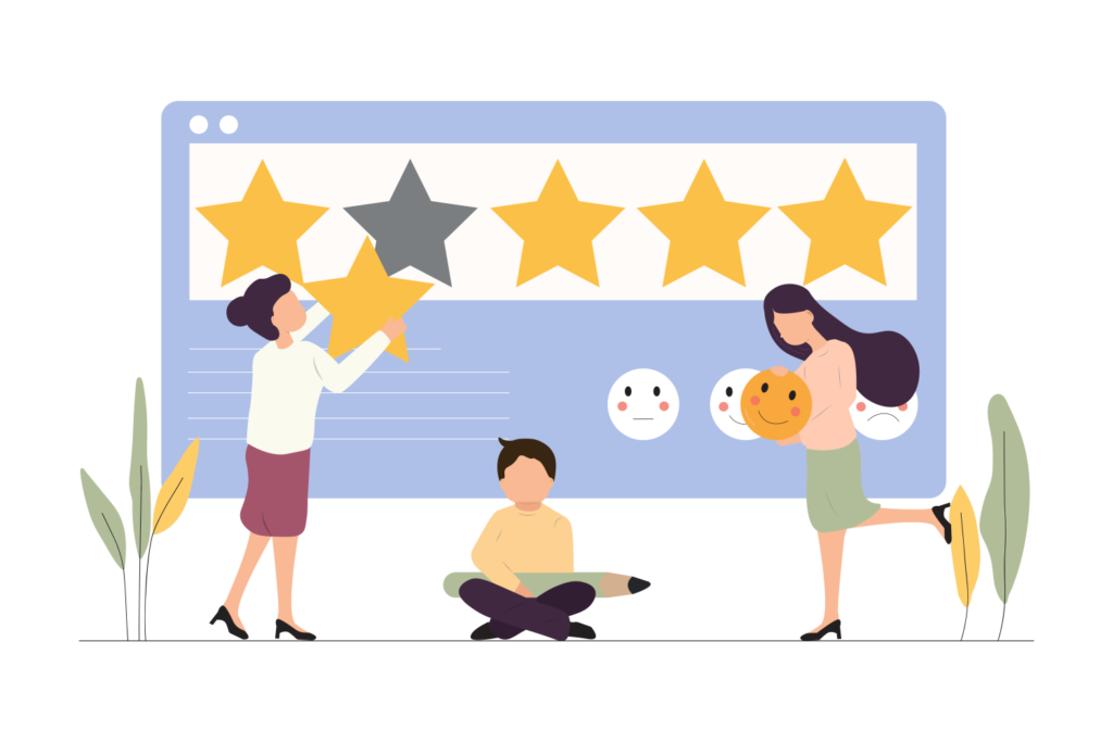 Customer review graphic - Google Business Listing